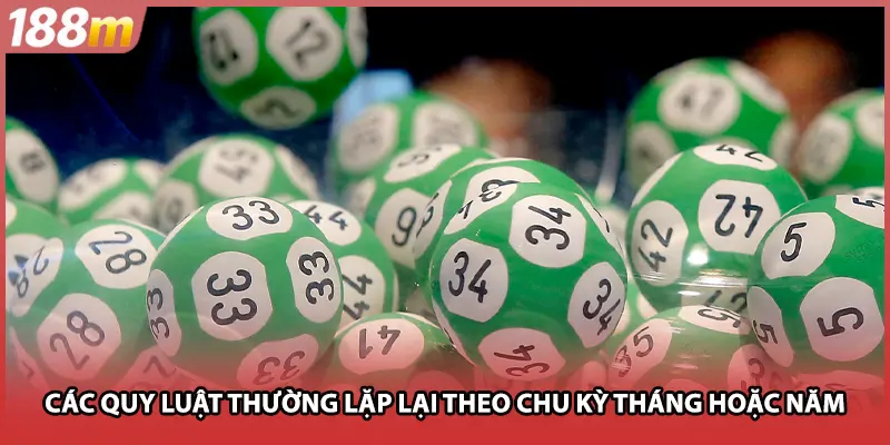 Các quy luật thường lặp lại theo chu kỳ tháng hoặc năm