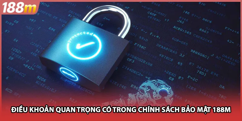 Điều khoản quan trọng có trong chính sách bảo mật 188M