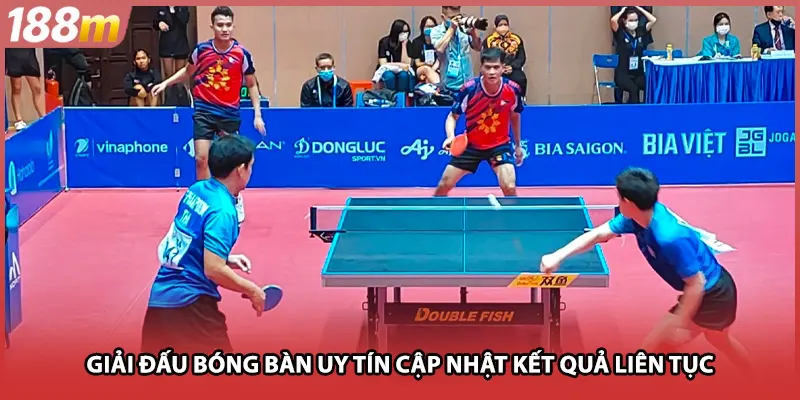 Giải đấu bóng bàn uy tín cập nhật kết quả liên tục