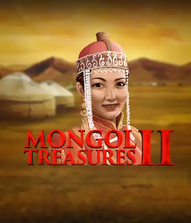 Imagen del slot Mongol Treasures 2 por Endorphina, inspirado en Mongolia.